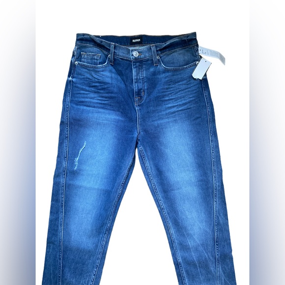 Hudson womens high rise rival jeans seamed straight 32 NWT - Picture 4 of 7